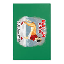 Load image into Gallery viewer, Bullmastiff Best In Snow Area Rug