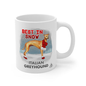 Italian Greyhound Best In Snow Mug