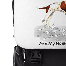 Load image into Gallery viewer, My Pointer Ate My Homework Backpack