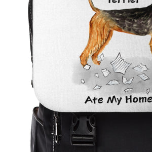 My Lakeland Terrier Ate My Homework Backpack