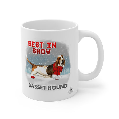 Basset Hound Best In Snow Mug