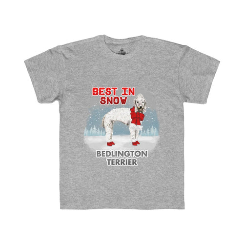 Bedlington Terrier Best In Snow Kids Regular Fit Tee