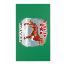 Load image into Gallery viewer, Irish Setter Best In Snow Area Rug