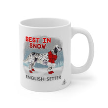 Load image into Gallery viewer, English Setter Best In Snow Mug