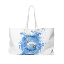 Load image into Gallery viewer, Bedlington Terrier Pet Fashionista Weekender Bag