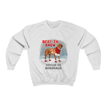 Load image into Gallery viewer, Dogue de Bordeaux Best In Snow Heavy Blend™ Crewneck Sweatshirt