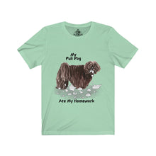 Load image into Gallery viewer, My Puli Ate My Homework Unisex Jersey Short Sleeve Tee