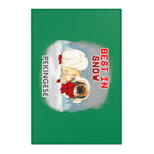 Load image into Gallery viewer, Pekingese Best In Snow Area Rug