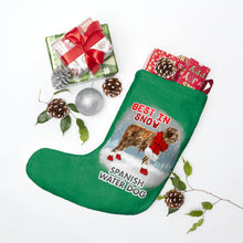 Load image into Gallery viewer, Spanish Water Dog Best In Snow Christmas Stockings