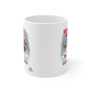 Basset Hound Best In Snow Mug