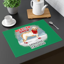 Load image into Gallery viewer, Spinone Italiano Best In Snow Placemat