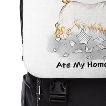 Load image into Gallery viewer, My Sealyham Ate My Homework Backpack