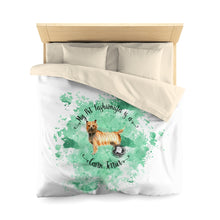 Load image into Gallery viewer, Cairn Terrier Pet Fashionista Duvet Cover