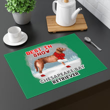 Load image into Gallery viewer, Chesapeake Bay Retriever Best In Snow Placemat