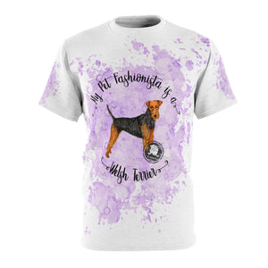 Welsh Terrier Pet Fashionista All Over Print Shirt