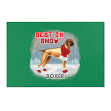 Load image into Gallery viewer, Boxer Best In Snow Area Rug