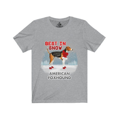 American Foxhound Best In Snow Unisex Jersey Short Sleeve Tee