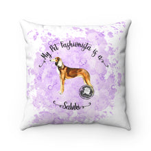 Load image into Gallery viewer, Saluki Pet Fashionista Square Pillow