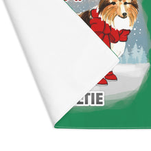 Load image into Gallery viewer, Sheltie Best In Snow Placemat