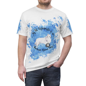 American Eskimo Dog Pet Fashionista All Over Print Shirt