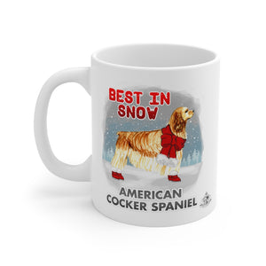 American Cocker Spaniel Best In Snow Mug