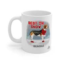 Load image into Gallery viewer, Beagle Best In Snow Mug