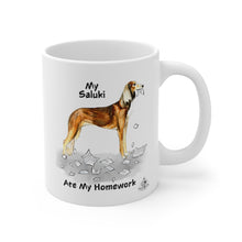 Load image into Gallery viewer, My Saluki Ate My Homework Mug