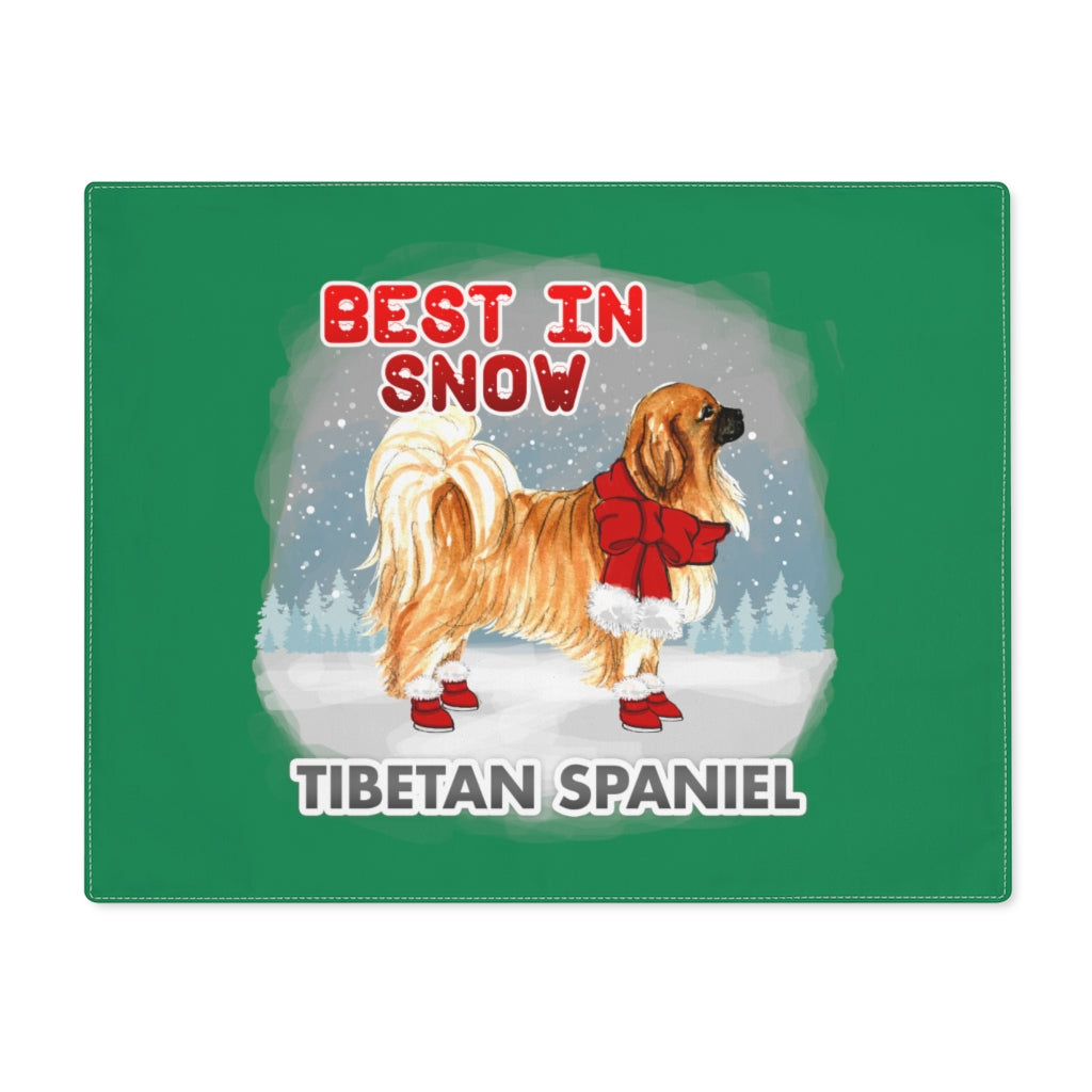 Tibetan Spaniel Best In Snow Placemat