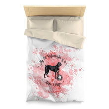 Load image into Gallery viewer, Cane Corso Pet Fashionista Duvet Cover
