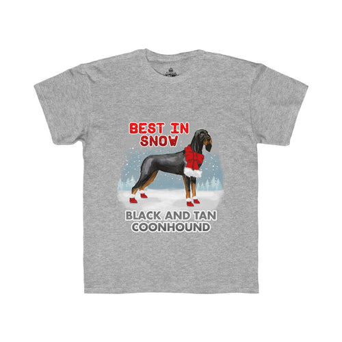 Black and Tan Coonhound Best In Snow Kids Regular Fit Tee