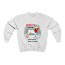 Load image into Gallery viewer, Spinone Italiano Best In Snow Heavy Blend™ Crewneck Sweatshirt
