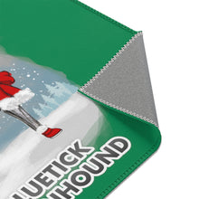 Load image into Gallery viewer, Bluetick Coonhound Best In Snow Area Rug