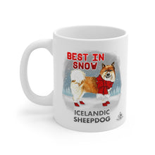 Load image into Gallery viewer, Icelandic Lowland Sheepdog Best In Snow Mug