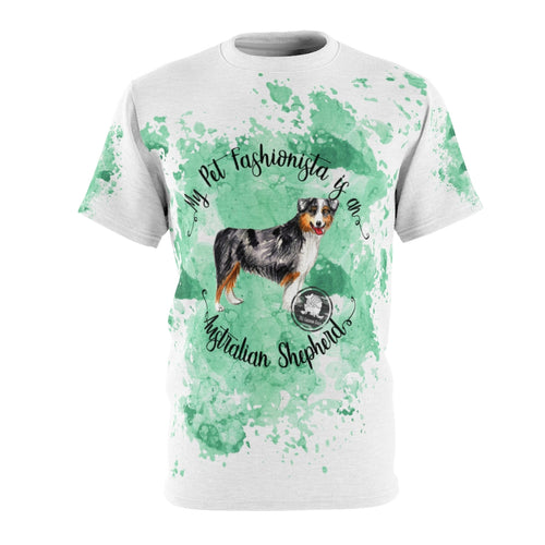 Australian Shepherd Pet Fashionista All Over Print Shirt