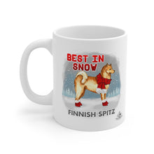 Load image into Gallery viewer, Finnish Spitz Best In Snow Mug