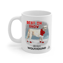 Load image into Gallery viewer, Irish Wolfhound Best In Snow Mug