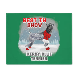 Kerry Blue Terrier Best In Snow Placemat