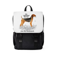Load image into Gallery viewer, My Lakeland Terrier Ate My Homework Backpack