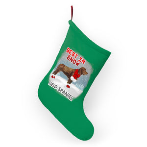 Field Spaniel Best In Snow Christmas Stockings