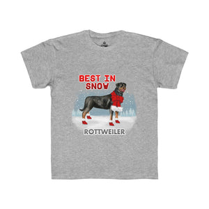Rottweiler Best In Snow Kids Regular Fit Tee