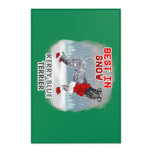 Load image into Gallery viewer, Kerry Blue Terrier Best In Snow Area Rug