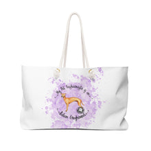 Load image into Gallery viewer, Italian Greyhound Pet Fashionista Weekender Bag