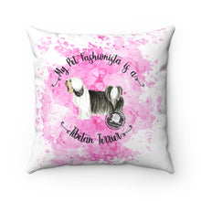 Load image into Gallery viewer, Tibetan Terrier Pet Fashionista Square Pillow