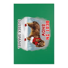 Load image into Gallery viewer, Sussex Spaniel Best In Snow Area Rug