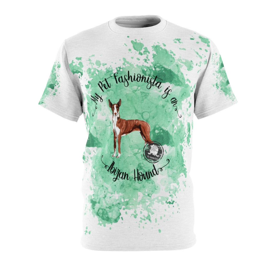 Ibizan Hound Pet Fashionista All Over Print Shirt