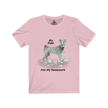 Load image into Gallery viewer, My Pumi Ate My Homework Unisex Jersey Short Sleeve Tee