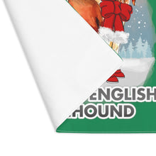 Load image into Gallery viewer, American English Coonhound Best In Snow Placemat