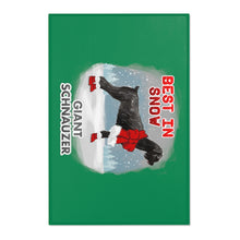 Load image into Gallery viewer, Giant Schnauzer Best In Snow Area Rug