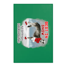 Load image into Gallery viewer, Scottish Deerhound Best In Snow Area Rug
