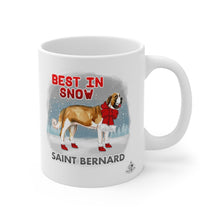 Load image into Gallery viewer, Saint Bernard Best In Snow Mug